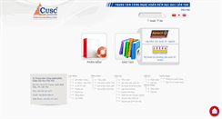Desktop Screenshot of cusc.ctu.edu.vn