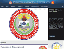 Tablet Screenshot of ctu.edu.ph
